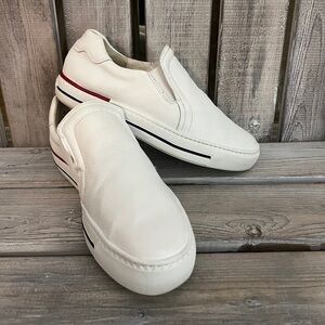 Paul Green White Slip-On Women's Sneakers